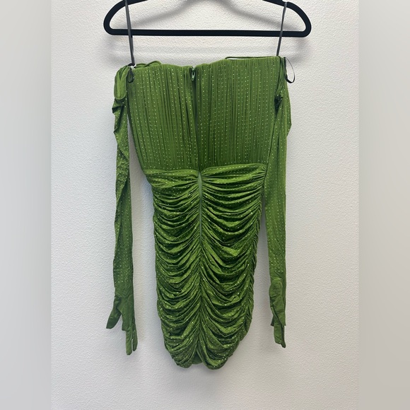 Embellished ruched jersey minidress - Picture 10 of 10